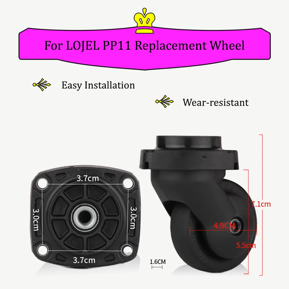 Suitable For LOJEL PP11 Suitcases Travel Luggage Business Box Trolley Pulley Accessories Hard Shell Suitcase Replacement Caster