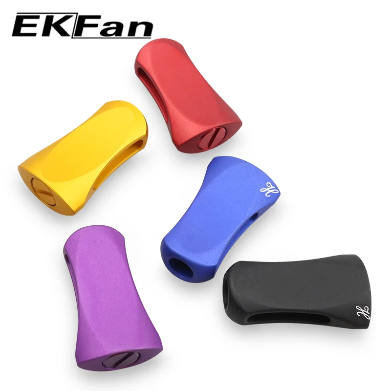 EKFan 1pcs Aluminum Alloy flat mini Spinning Baitcasting Fishing Reel handle knob for A/D/S Lure Reel Handle DIY part accessory