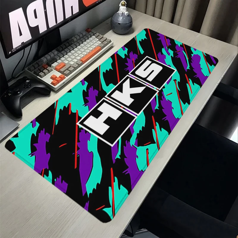 

Mousepad HKS R32 GT-R Rubber Mouse Pad Gaming Accessory Gamer Pc Cabinet Carpets Locking Edge Computer Deskmat 87 Keyboard Mats