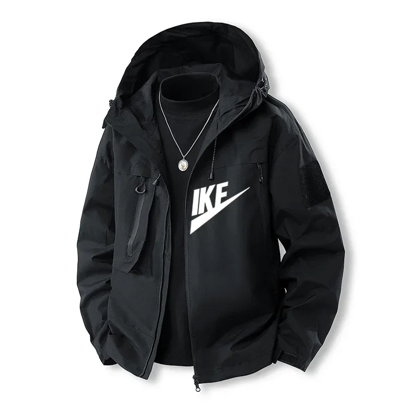 سترة واقية جديدة للخريف والشتاء للرجال أوروبية وأمريكية لعام 2025 مع سترة رياضية مطبوعة بسيطة وعصرية #4