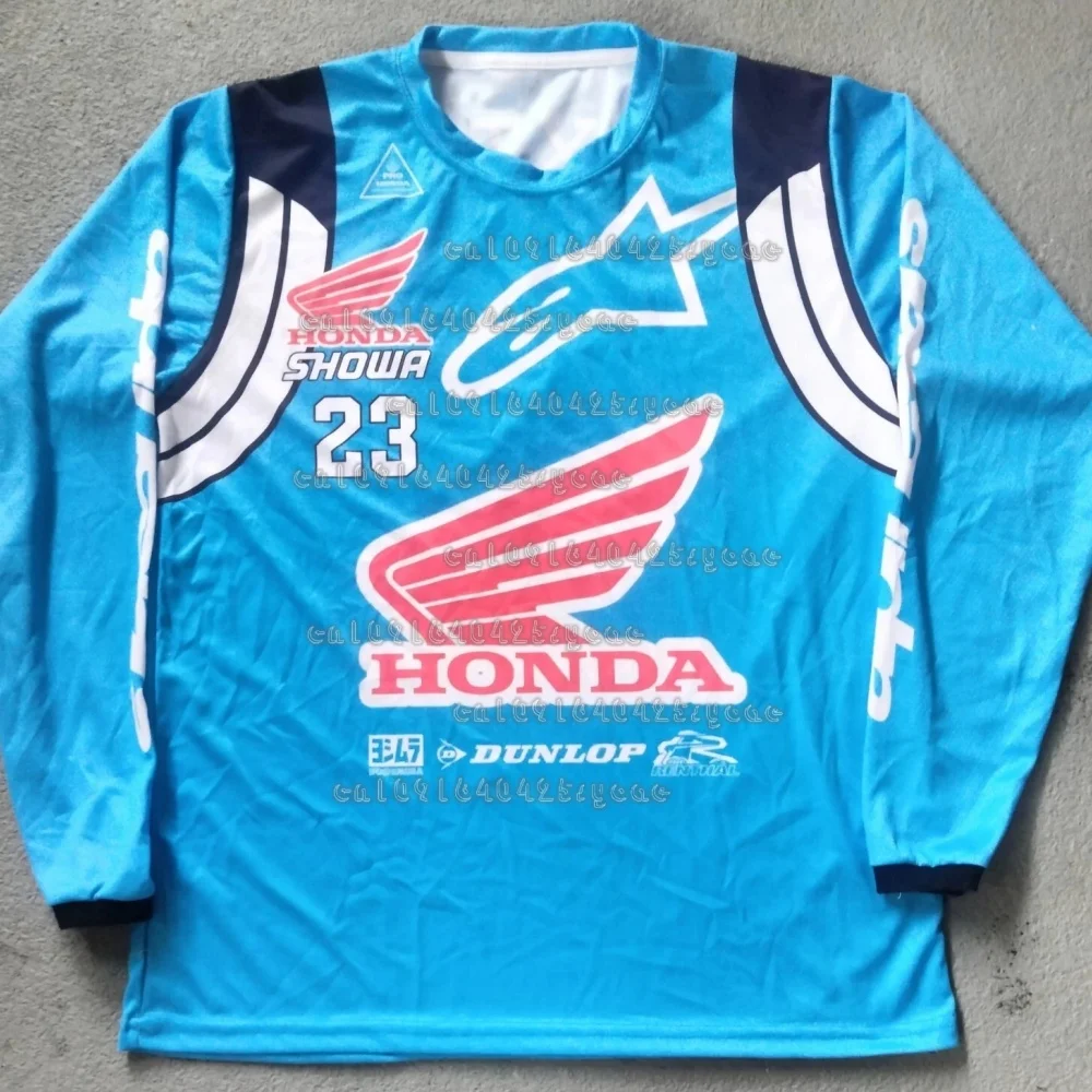 2025 Summer Hot Motocross Replica SEXTON #23 Honda Racing Team Reprint Jersey Loose Breathable 3D Printed Quick Dry long sleeve