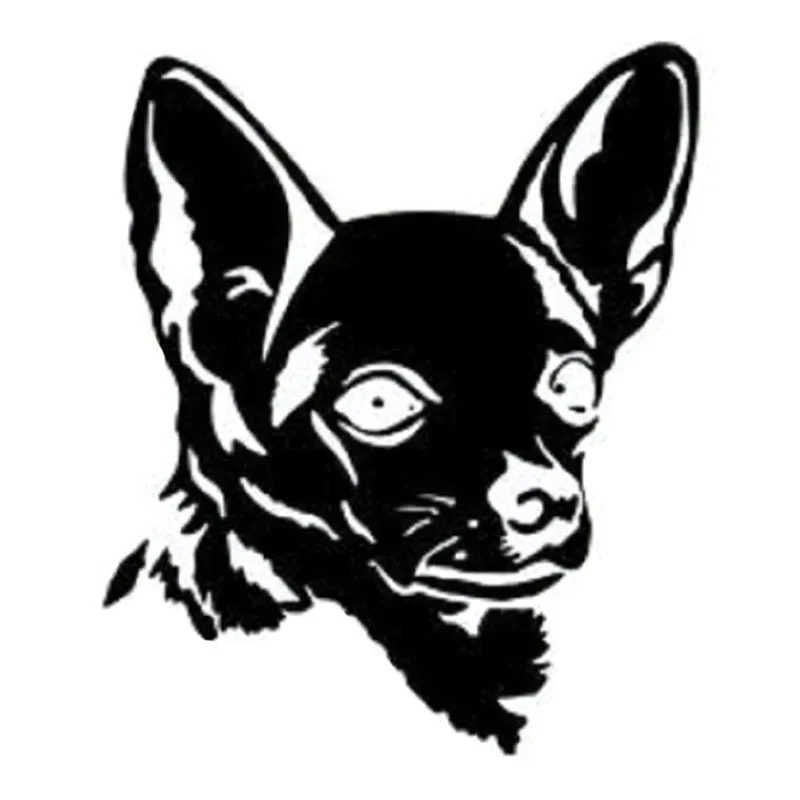 

Car Sticker CHIHUAHUA Dog Car Shape Decoration Sticker Classic Fashion Animal Car Sticker Creative Black/white,13cm*12cm