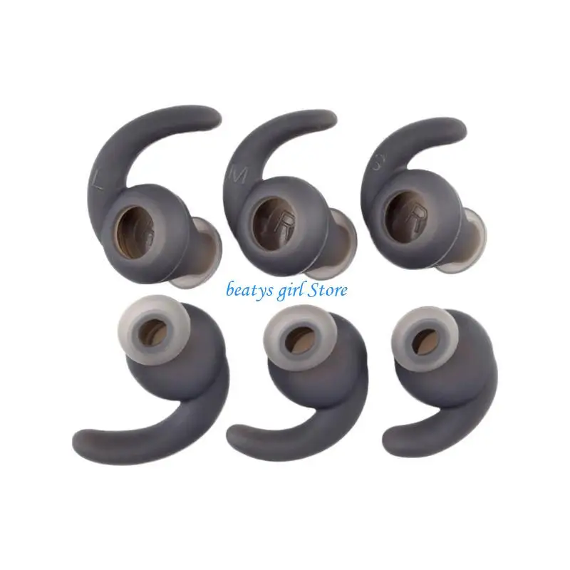C7AB 6 Packs Replacement Silicone Ear Buds Gels Eartips for Corded Headsets