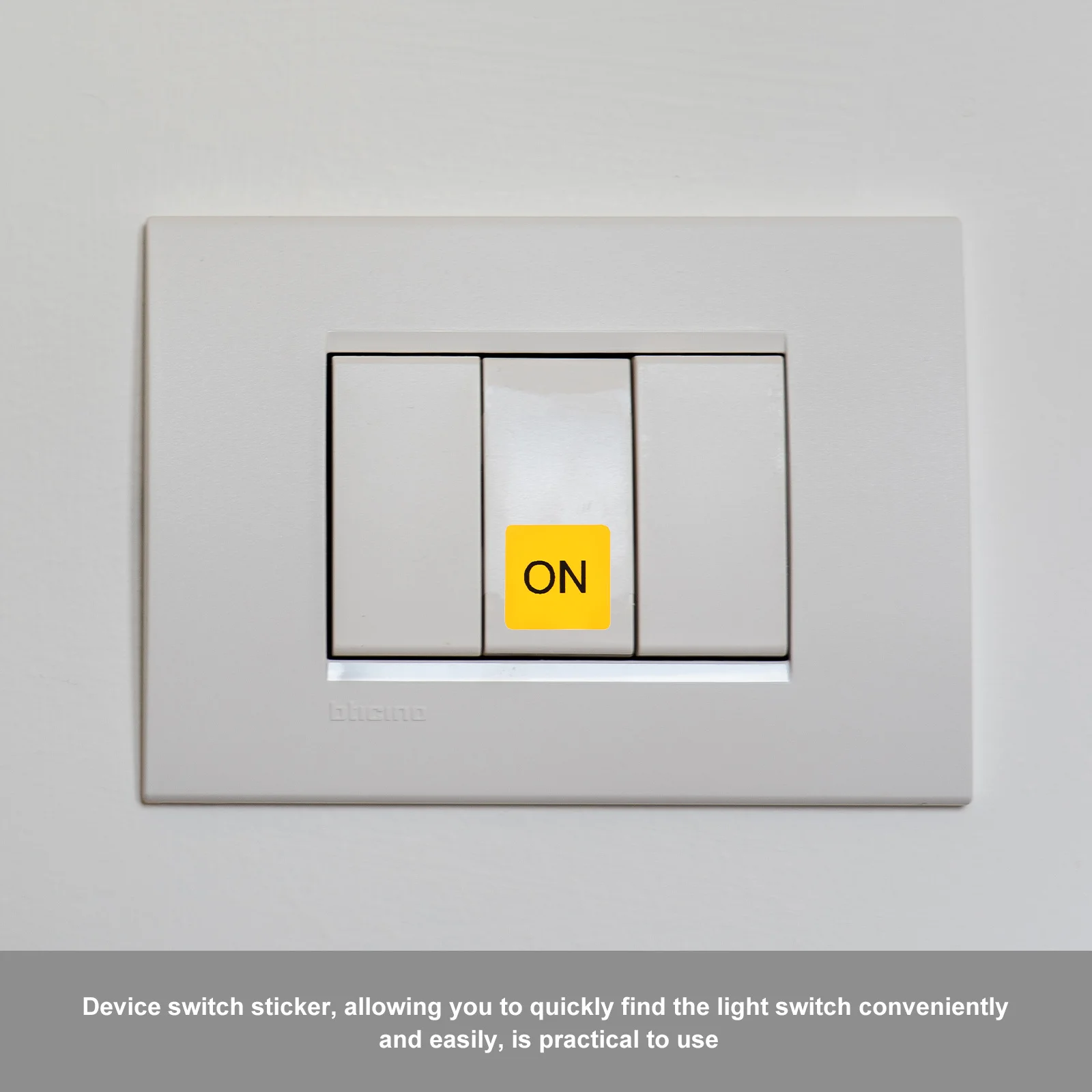 20Pcs Warning Label Stickers Device Switch on Off PVC Caution Decals Home Office Wall Safety Reminder Decorative Stickers