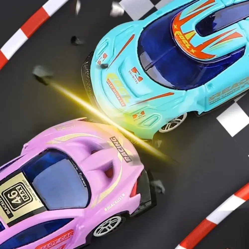 Durable 1:64 Scale Color Changing Car Temperature Sensitive Vehicle Plastic Racing Car Model Inertia Alloy Pull Back Car