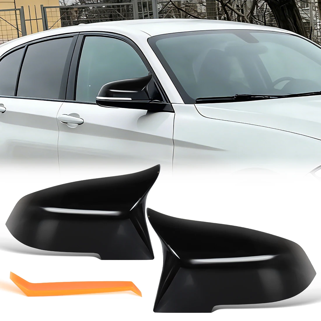 

For BMW 1 2 4 3 Series GT F20 F21 F22 F23 F30 F31 F32 F33 F34 F35 F36 X1 E84 M2 F87 Rearview Caps Carbon Fiber Mirror Cover
