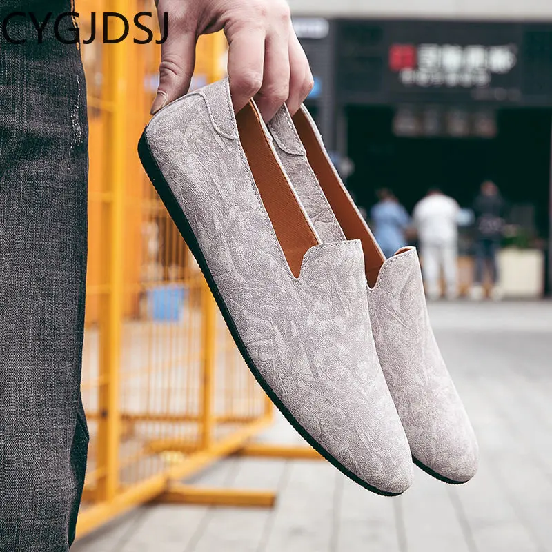 Casual Shoes for Men Slip on Shoes Men Luxury Sneakers Office 2024 Italiano Loafers Men Leather Shoes Fashion Zapatillas Hombre