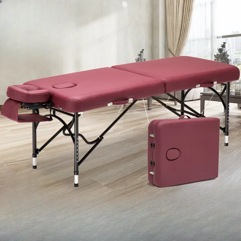 

Folding Portable Massage Bed Beauty Professional Chiropractic Medical Massage Bed Treatment Kosmetik Liege Salon Furniture