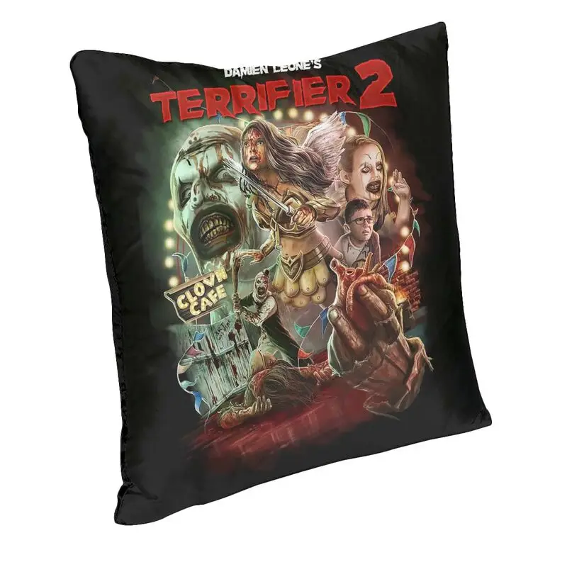 Custom Terrifiers Two Movie Cushion Covers Sofa Home Decorative Square Throw Pillow Case 45x45cm