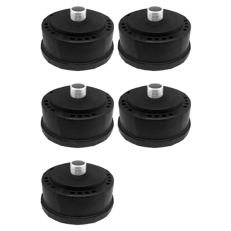 

A25I-5 шт. 25 мм/1 дюйм Шумопоглощающий фильтр для воздушного компрессора, круглый глушитель-фильтр в пластиковом корпусе