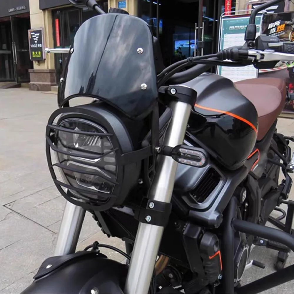 Motorcycle Accessories CNC Headlight Protection Head Light Grill Guard Cover Protector For VOGE 525 ACX 525 ACX525 AC525X 525ACX