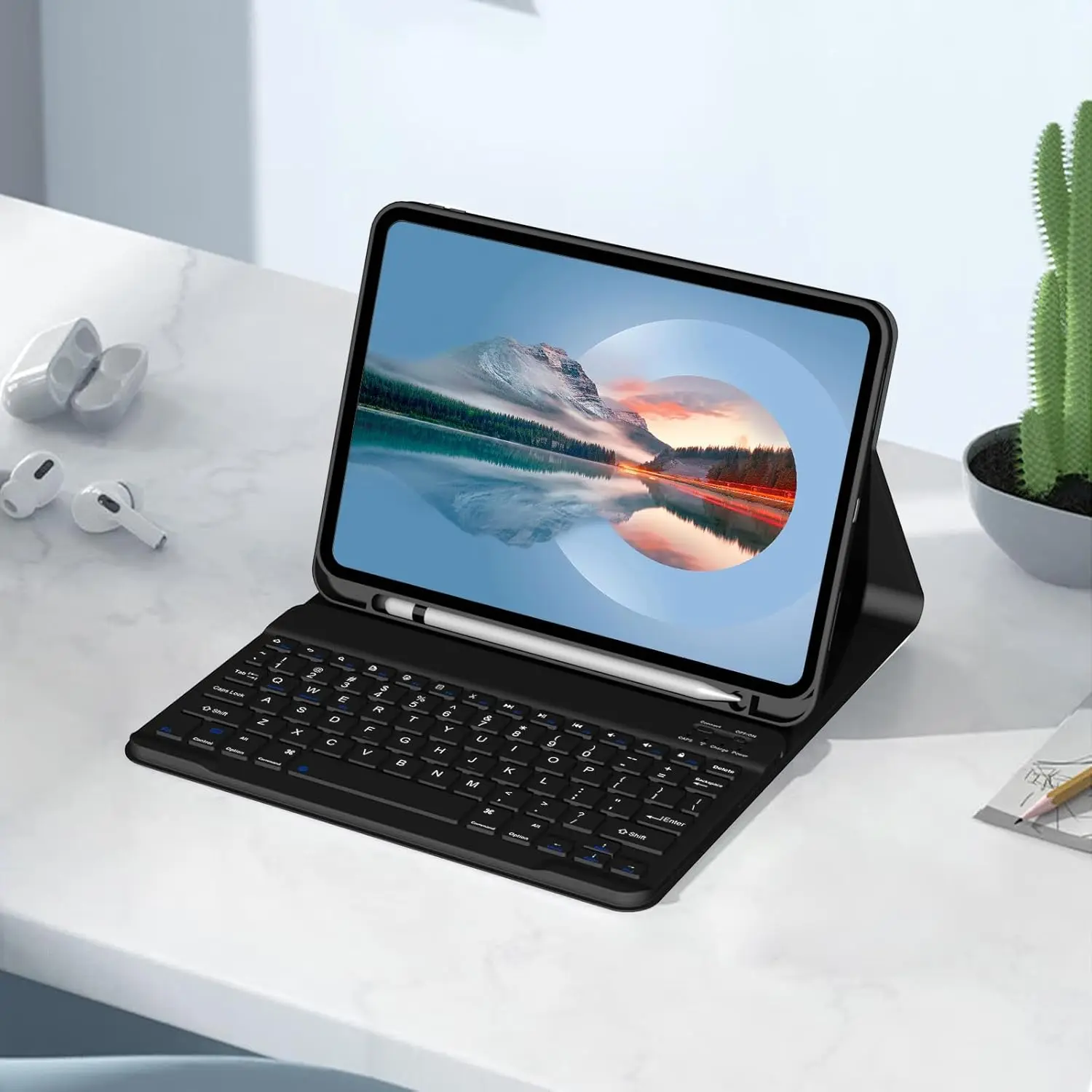 Tablet-Tastaturhülle für iPad 11. Generation 11 Zoll 2025 A16 Teclado Cover für iPad 10. 10,9 Zoll Bluetooth-Tastatur Funda mit Maus