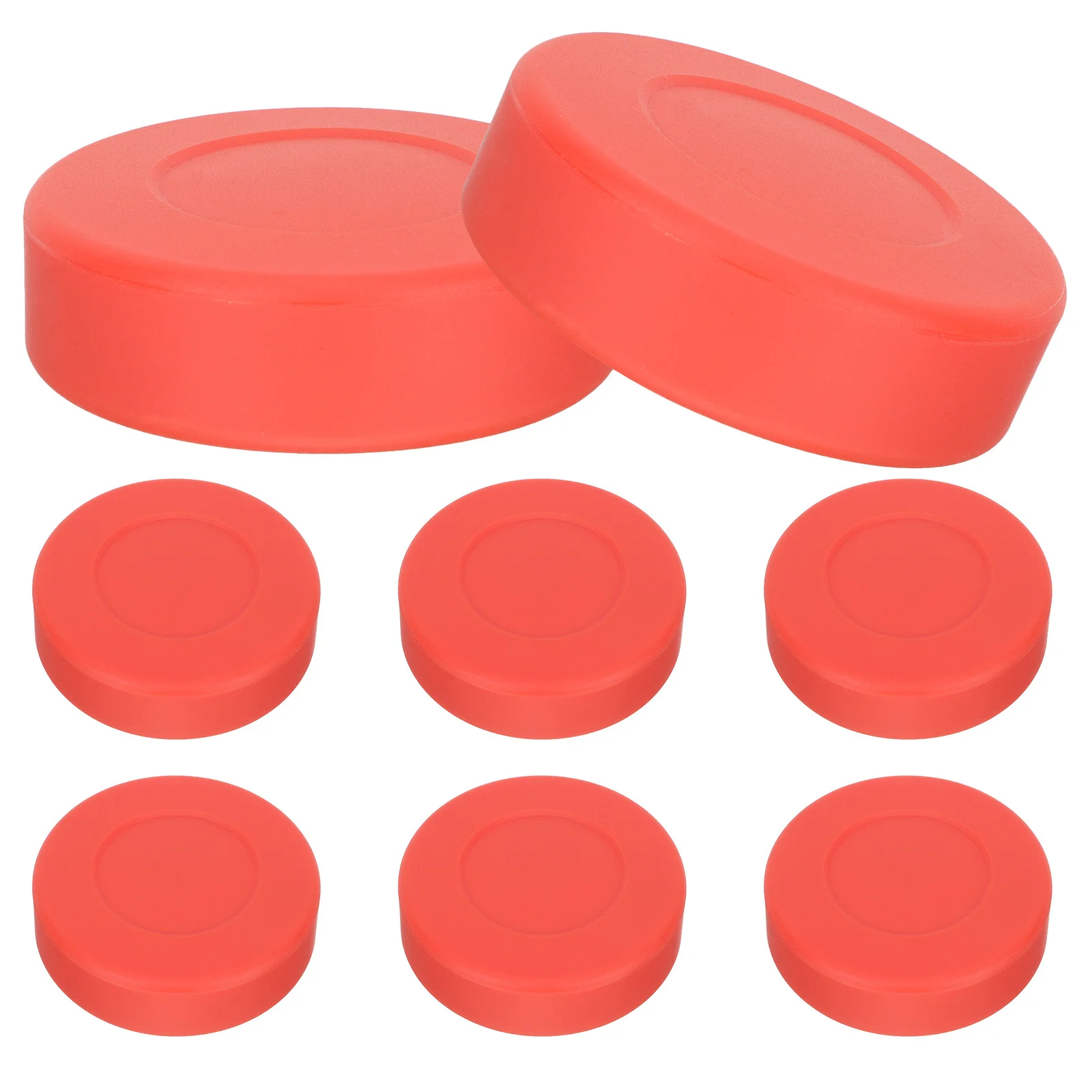 8 قطع من كرات الهوكي البلاستيكية غير اللامعة للتدريب على هوكي الجليد في الأماكن المغلقة والخارجية وحقيبة الحفلات الرياضية