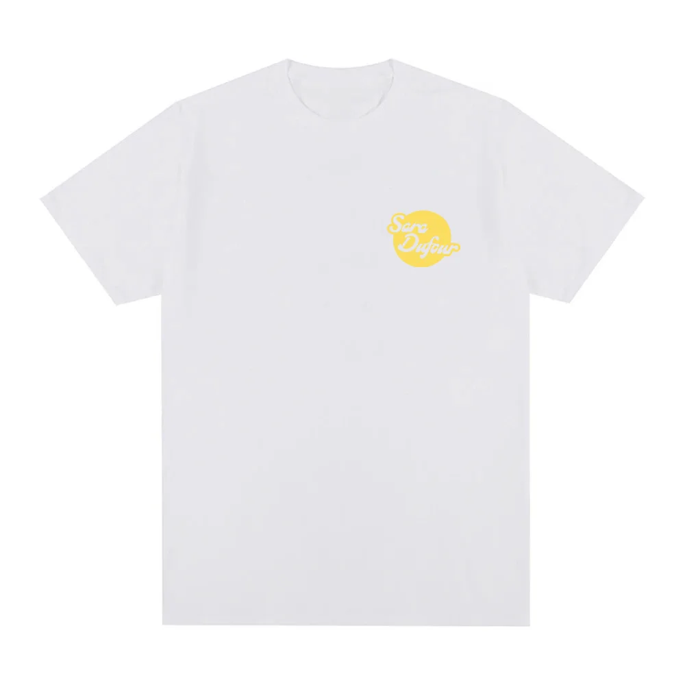 Camiseta Sara Dufour para mujer/hombre, Ropa De Mujer, camisetas con estampado gráfico, camiseta cómoda de algodón con cuello redondo, camisetas informales Unisex