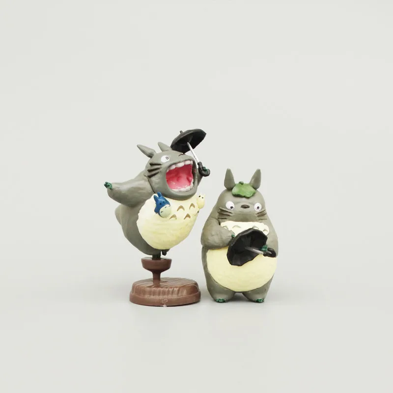 أنيمي ميازاكي القط توتورو PVC الشكل 5 7 سنتيمتر لعبة لطيفة نموذج دمية ديكور المنزل هدية #2