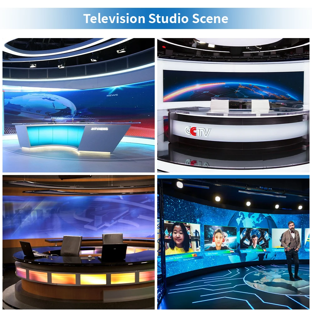 P1.9 P2.6 P3.9 Indoor Full Color Corner Right Angel Led Display Panel Cube Column Led Wall Ceiling Digital Led Screen