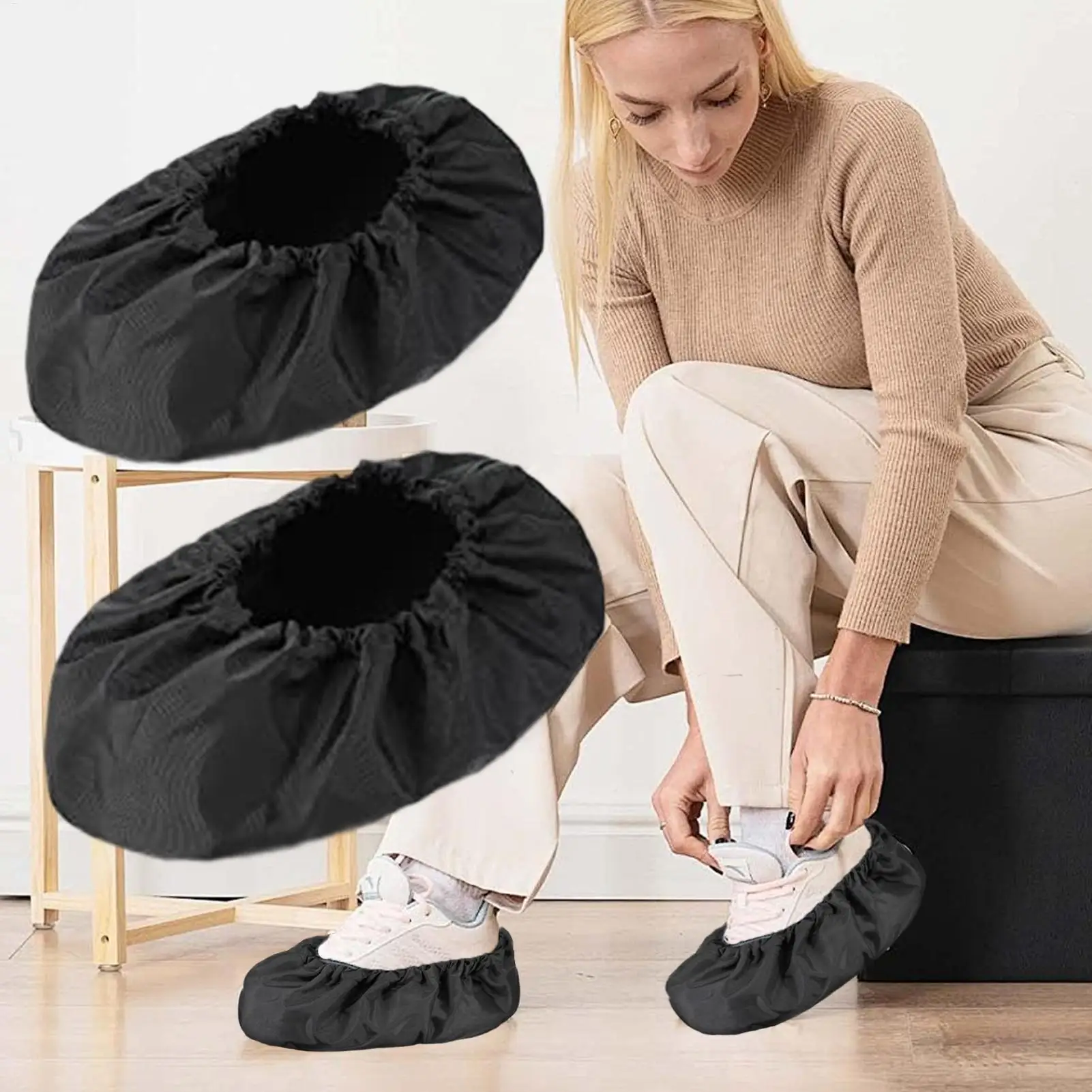 Gehstiefelüberzug, 2-teilig, rutschfest, wasserdicht, Schuhschutz, Badezimmer-Sicherheitshilfe, Dusche, Innen- und Außenbereich, Wundversorgungsunterstützung
