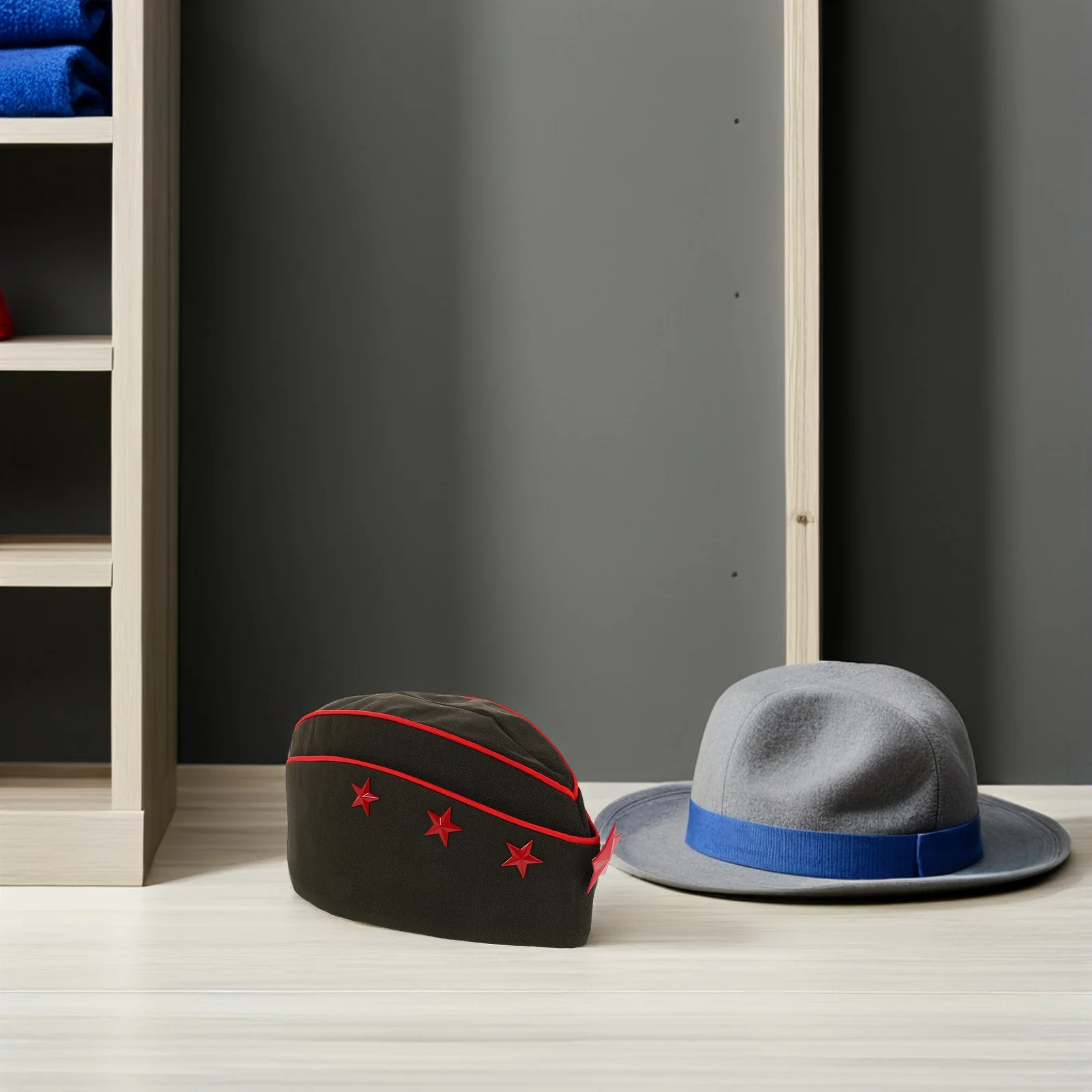 

1Pcs Stylish Sailor Hat: Russian Dance Cap With Nautical Design Perfect For Performances And Dance Competitions