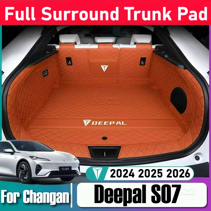 

Для Changan Deepal S07 2024 2025 2026, аксессуары, задние коврики в багажник, подушка багажника, полная объемная накладка на багажник, специальная модификация