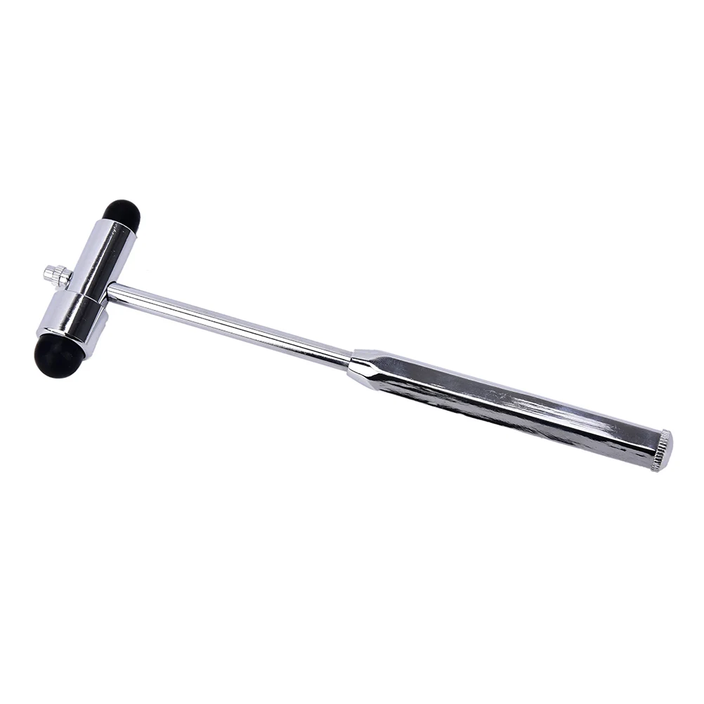 HOT 1 Pieces Multifunction Neurological Reflex Hammer Percussor With Brush Pin Promotional Diagnostic Hammer Leg Back Massage