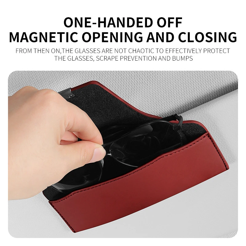 Xiaomi Sun Visor Eyewear Holder Clip 360° Adjustable, No Drill Car Accessories for Glasses Sunglasses Easy Install Organizer #3