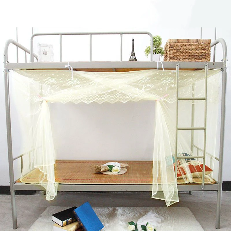 Modern,Single-door,Mosquito Net for Student Dormitory, Anti-dustproof Mosquito Net With Straps, Home Decoration Mosquito Net