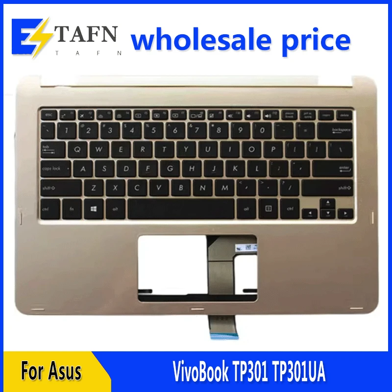 

New Original For Asus VivoBook TP301 TP301UA Laptop Palmrest Case Keyboard US English Version Upper Cover