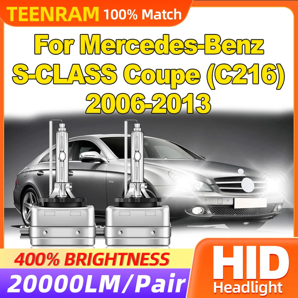 

6000K HID ксеноновые лампы фар 35 Вт ксеноновые лампы 12 В Автомобильная фара для Mercedes-Benz S-CLASS Coupe (C216) 2006-2011 2012