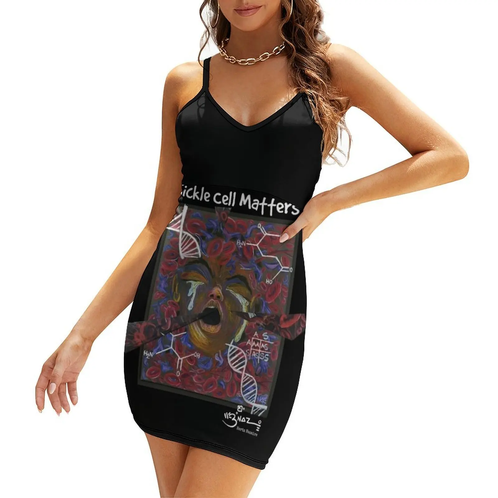 

Sickle Cell Matters Sling Dress Party dresses for women Party dresses women's summer dress 2025 summer clothes for women