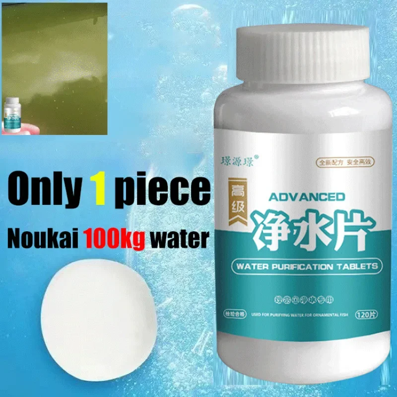 Fish Tank Algae Remover Fish Tank Water Purification Tablets Purify Water Clear Clarifying Agent Stand To Remove Odor