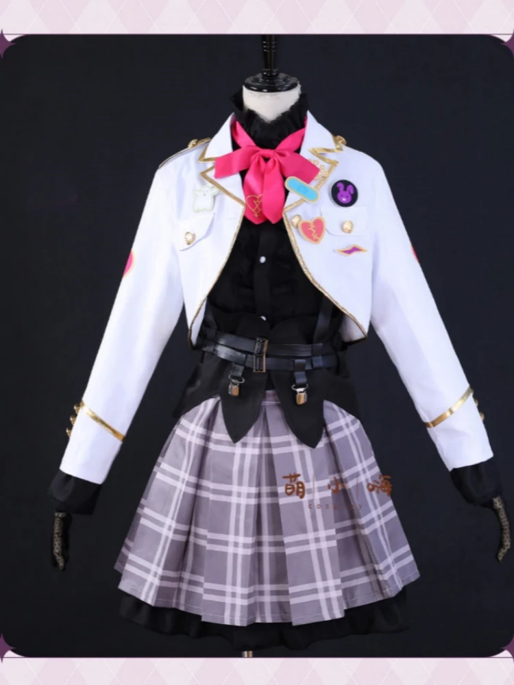 Maria Marionette Cosplay Nijisanji EN Vtuber Anime Women Girl Fashion Costume Role Play Clothing Halloween Party Suit Stock