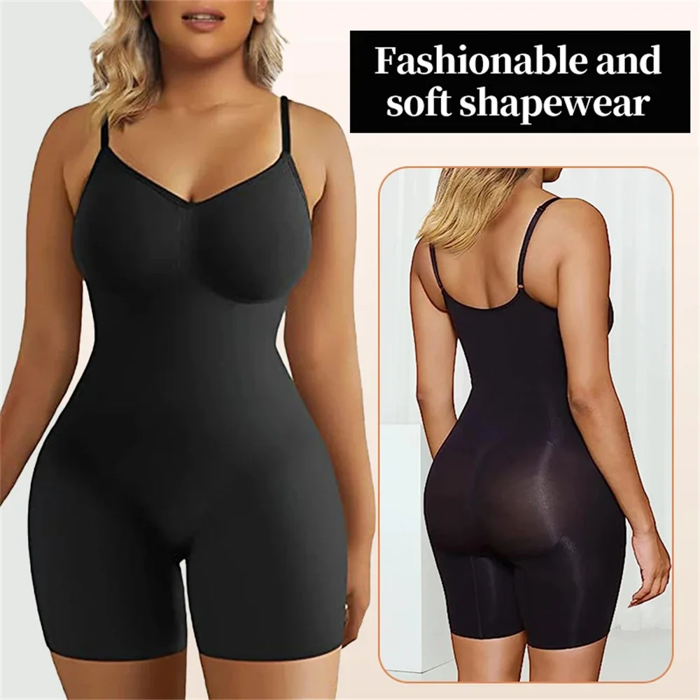 Bodysuit For Women Tummy Control Shapewear Seamless High Waist Flat Belly Belt Stretch Shapewear Body Shaper ﻿