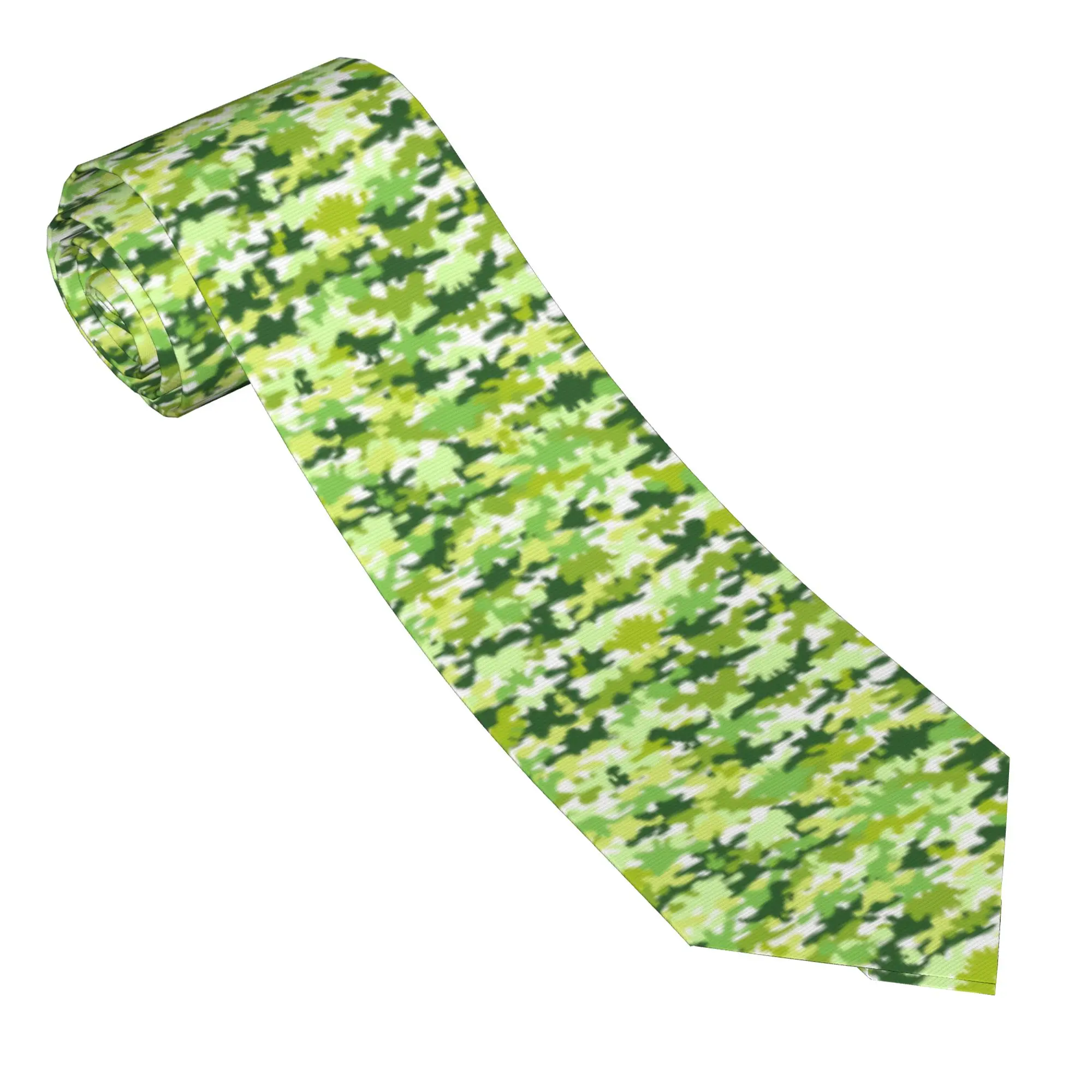 gravata-masculina-de-seda-com-estampa-de-dinossauro-verde-camuflado-militar-tatico-estilo-negocios-com-dinossauro-mae-e-filho