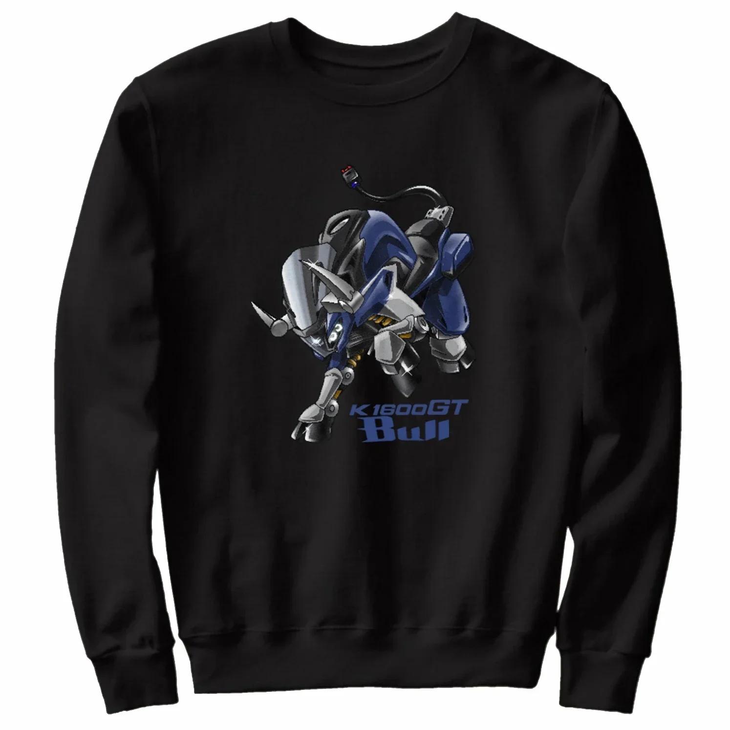 Classic German Motorcycle K1600 Bull Inspired Pullover Hoodie New 100% Cotton Casual Mens Sweatshirts Fashion Streetwear