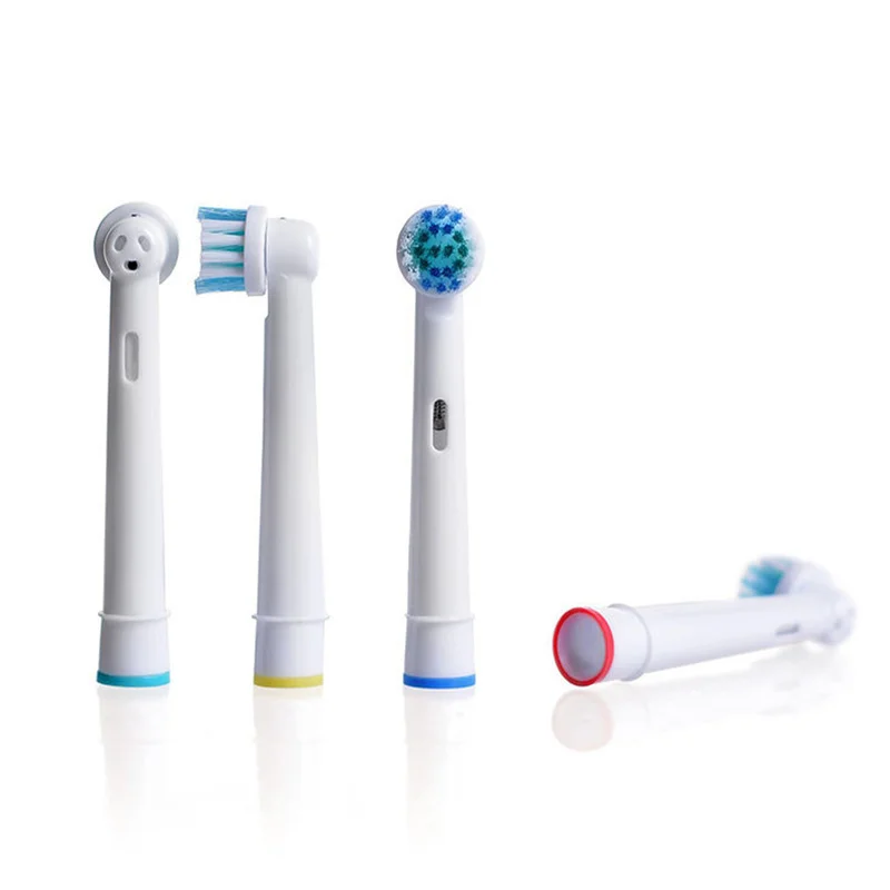 

4 Pcs Electric Toothbrush Replacement Head Soft Dupont Bristle Tooth Brush Heads For Oral B Toothbrush Nozzles SB-17A