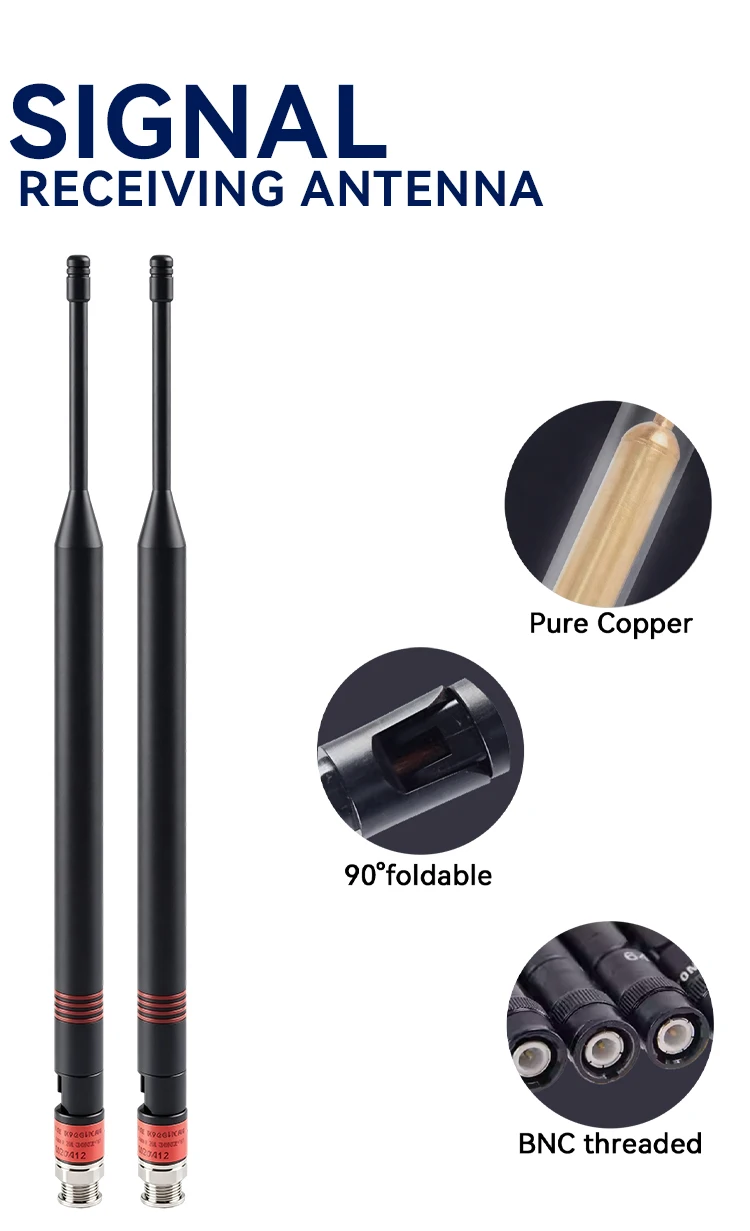 Paulkitson ANX4 True-Diversity Drahtloses Mikrofonsystem, Mehrfrequenz-Handmikrofon mit Bodypack für Karaoke, Bühne und Live-Shows – Detail 13