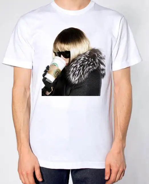 Queen of Fashion Anna Wintour Unisex White T-shirt