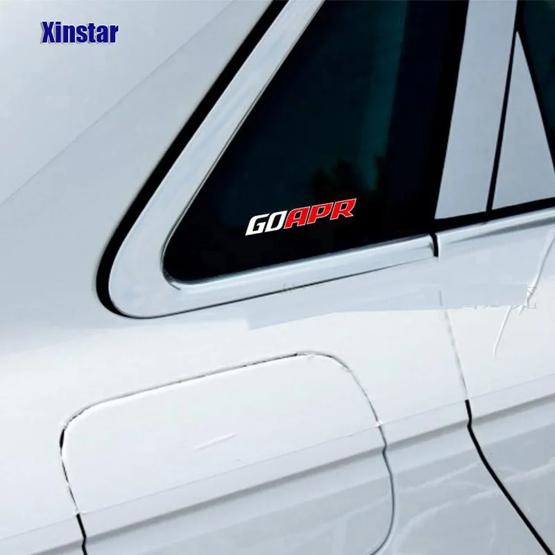 2Pcs APR Car Sticker For Volkswagen Rline Golf GTI Scirocco Audi Sline TT A4 A6