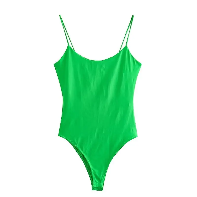 

Jenny&Dave Ins Blogger Fashion High Street Sexy Bodysuits Suspender Jumpsuit Ladies Knitted Basic Tops Women