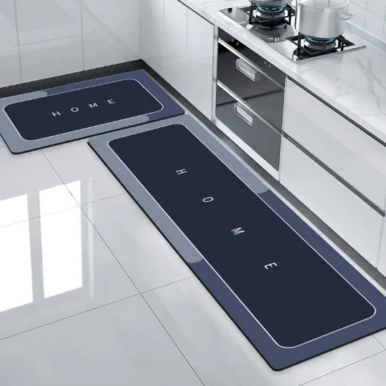 VIKAMA Diatom Mud Carpet Absorbent Oil Absorbent Non-Wash Dirt Resistant Floor Rug Door Non-Slip Mat Home Decoration