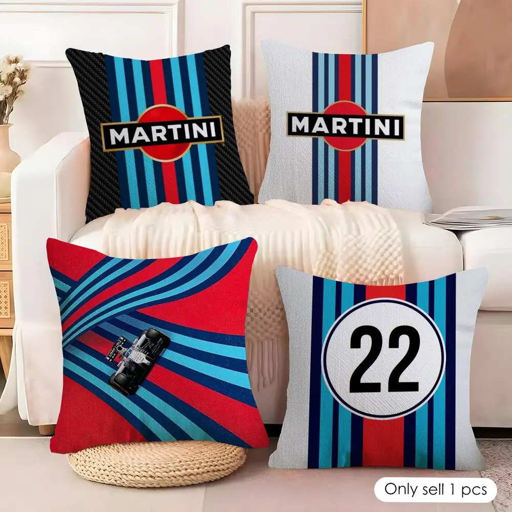 

Чехол для подушки Car Cool M-MartiniES, мягкий коротковорсовый плюшевый чехол для диванной подушки, декоративный чехол для подушки с невидимой молнией, пылезащитный.