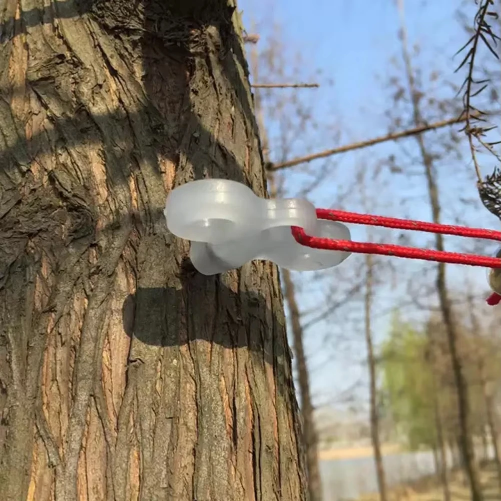 6 قطع خطافات لولبية، أبازيم حبل، دبابيس تخييم للمشي لمسافات طويلة، مسامير خيمة، ملحقات خيمة تروس خارجية مضيئة للسفر، مشابك حبل خارجية بثلاث عيون، ملحقات الخيمة