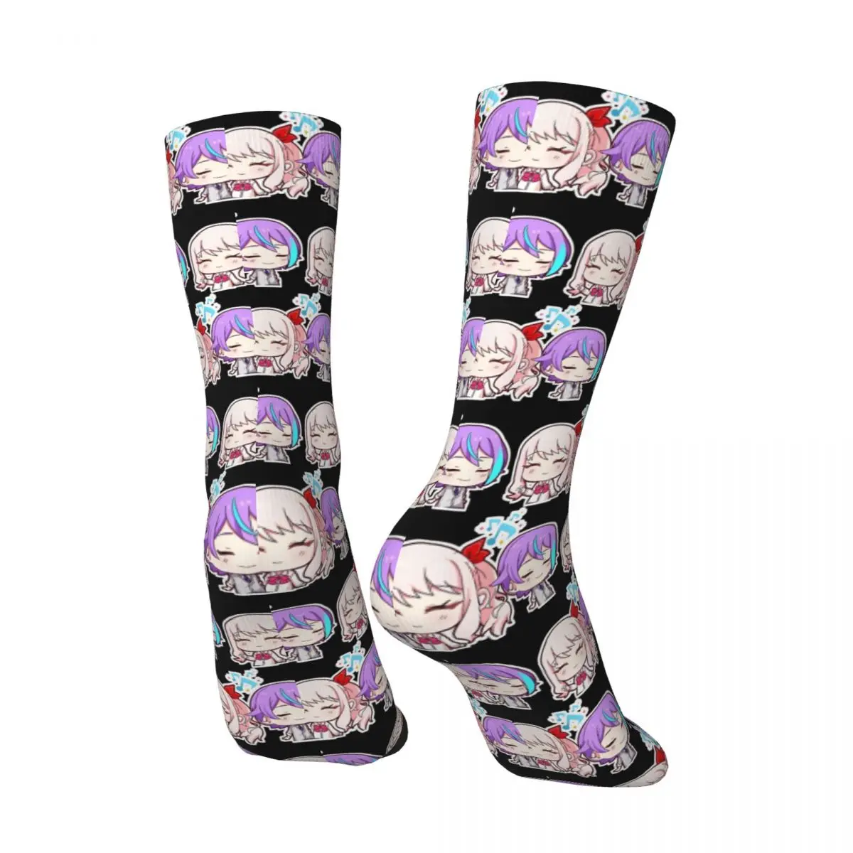 Project Sekai Emu Otori Socks Rui Kamishiro Retro Stockings Winter Non Skid Adults Men Socks Soft Pattern Running Socks