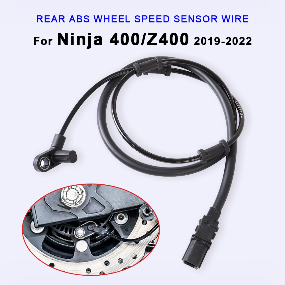 

Motorcycle ABS Rear Wheel Speed Sensor Signal Wire Accessories For Kawasaki Ninja 400 Ninja400 Z400 Z 400 2019 2020 2021 2022
