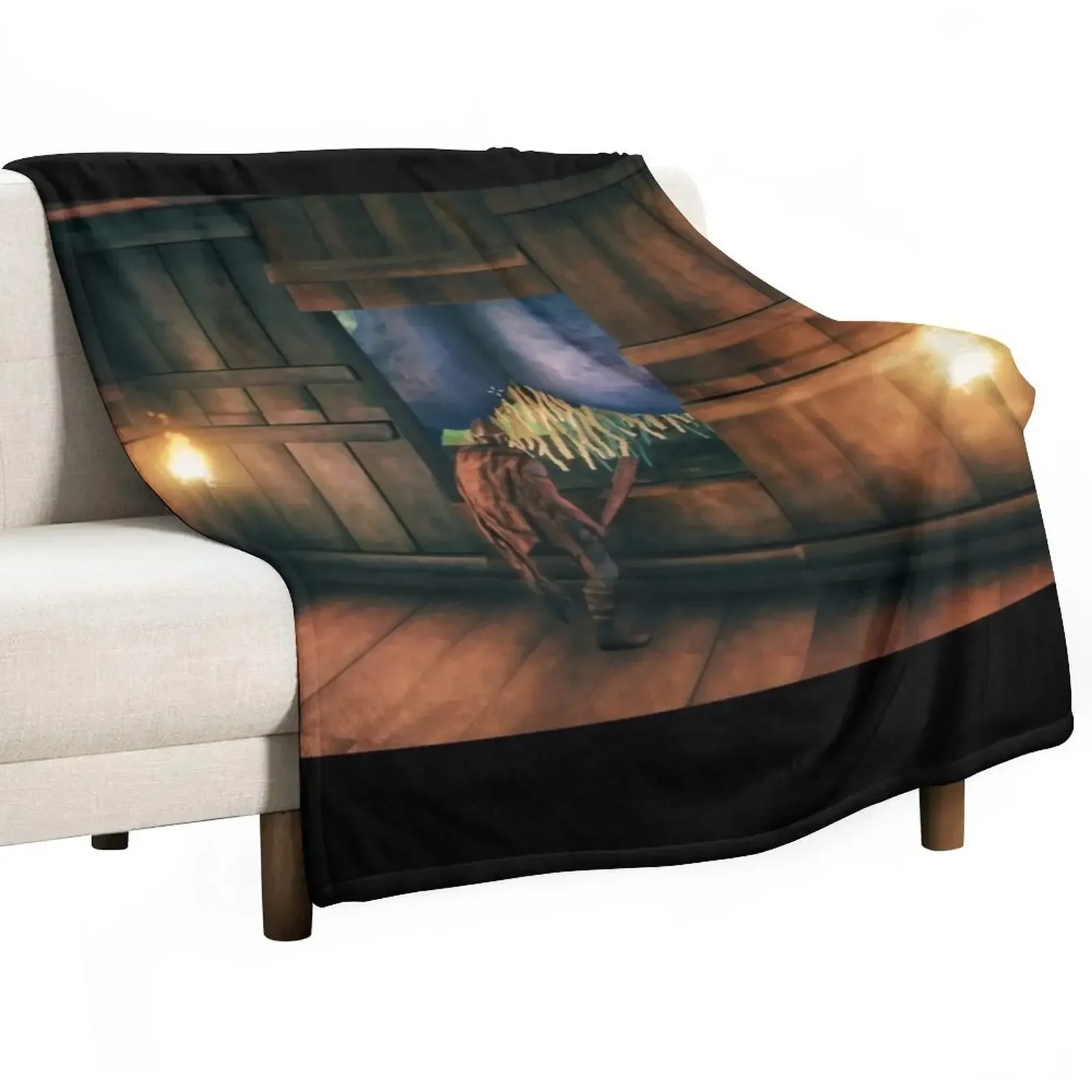 

Valheim - Forest Troll Butt (gift) Throw Blanket sofa bed warm for winter for winter Furry Blankets