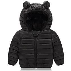 0-4 Years Old Baby Kids Light Down Jacket Winter Warm Coat For Boys And Girls Cotton-Padded Clothes Outerwear