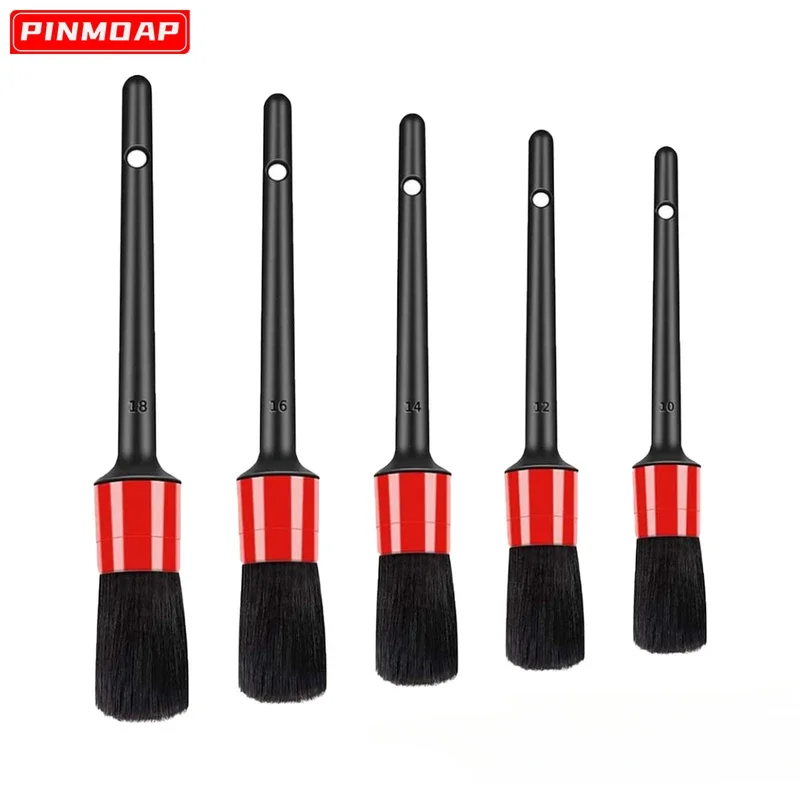 3/5PCS Car Wash Brush Detail Small Automotive Interior Cleaning Tools Air Conditioner Air Outlet Cleaning Brush Auto Wheel Brush