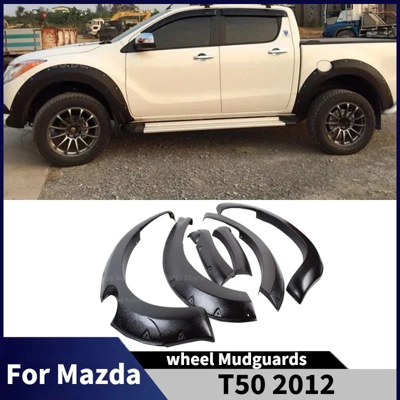 High Quality Flares Wheel Eyebrow Anti Splash Exterior Parts Fit BT50 2012-2021