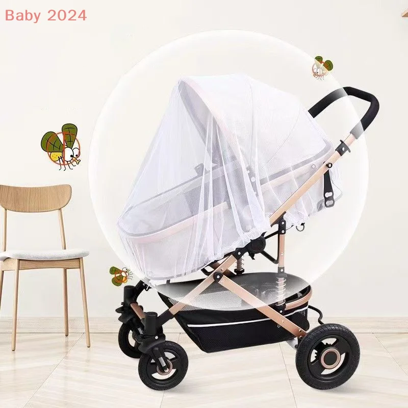 

Universal Baby Stroller Mosquito Net Insect Protection Mesh Cover Breathable Full Enclosure For Pushchair Pram Cart-BBS