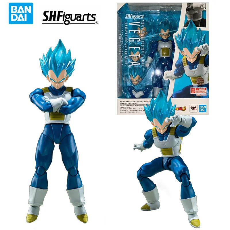 

Bandai S.H.Figuarts Dragon Ball Super SSG Super Saiyan Vegeta Unwavering Saiyan Pride 16 см оригинальная фигурка модель игрушка в подарок